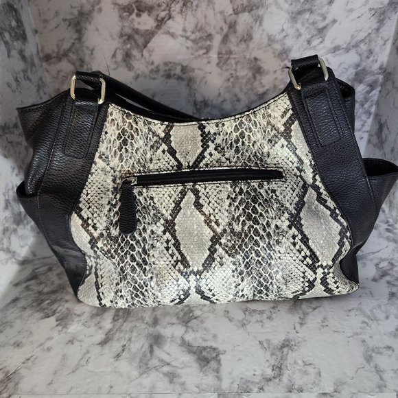 Apt 9 Hobo Bag | Black and White | Large Handbag - Picture 2 of 5